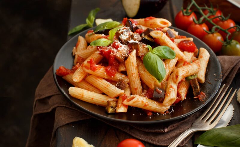 pasta con le melanzane